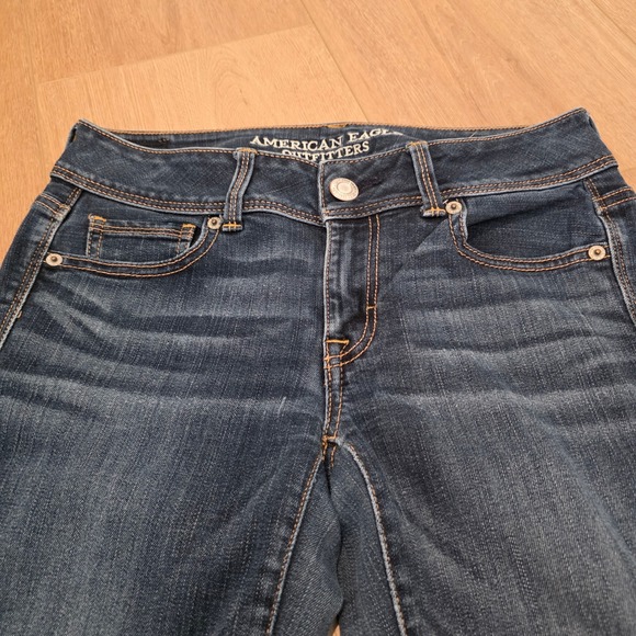 American Eagle Outfitters Women's Jeans Kick Boot Dark Wash Size 2 - Picture 1 of 11
